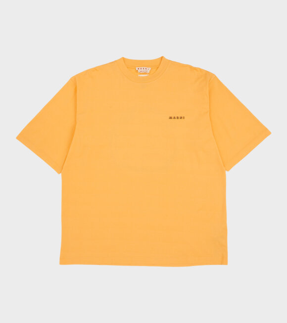 Marni - Printed Logo T-shirt Tangerine