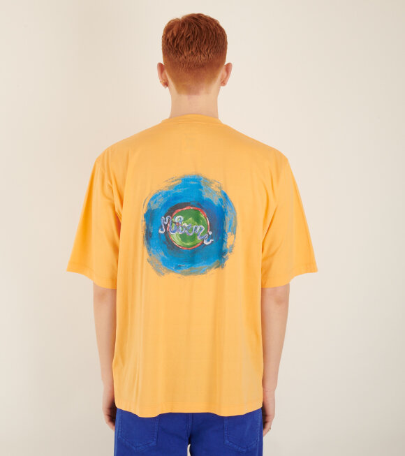 Marni - Printed Logo T-shirt Tangerine