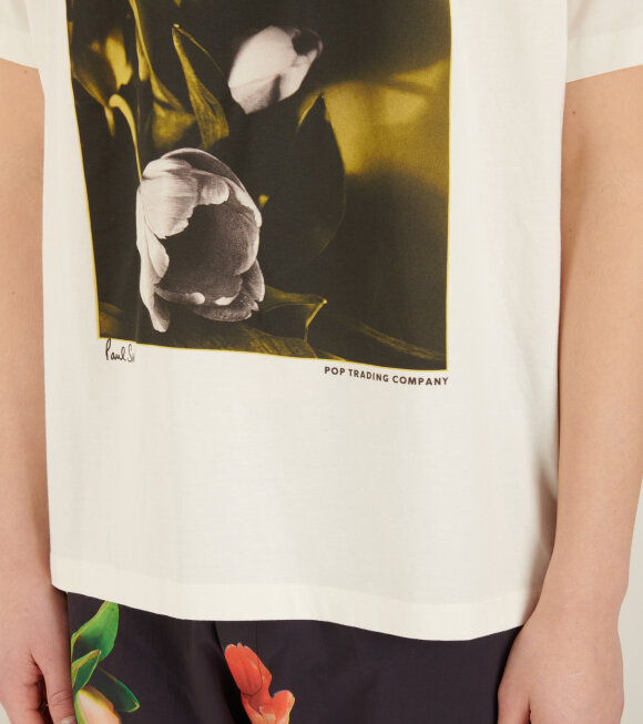 Paul Smith X Pop - Floral Print T-shirt White