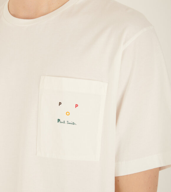 Paul Smith X Pop - Logo Pocket T-shirt White