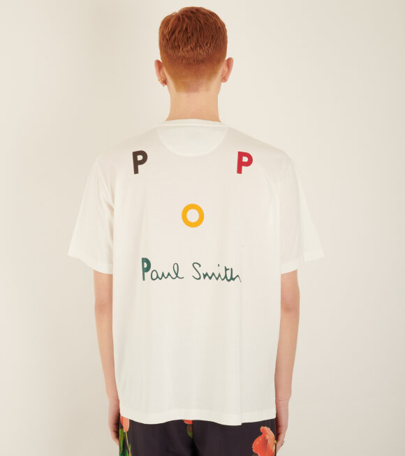 Paul Smith X Pop - Logo Pocket T-shirt White