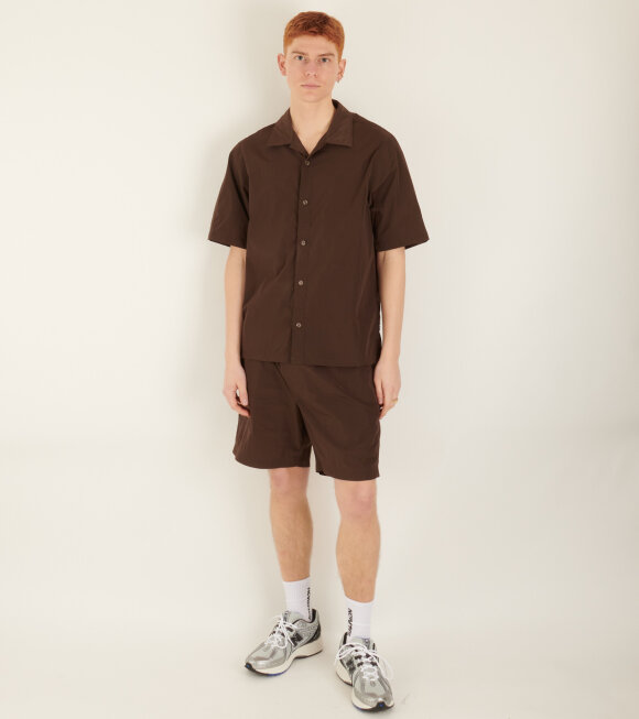 NN07 - Ole S/S Shirt Demitasse Brown