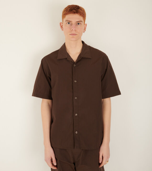 NN07 - Ole S/S Shirt Demitasse Brown
