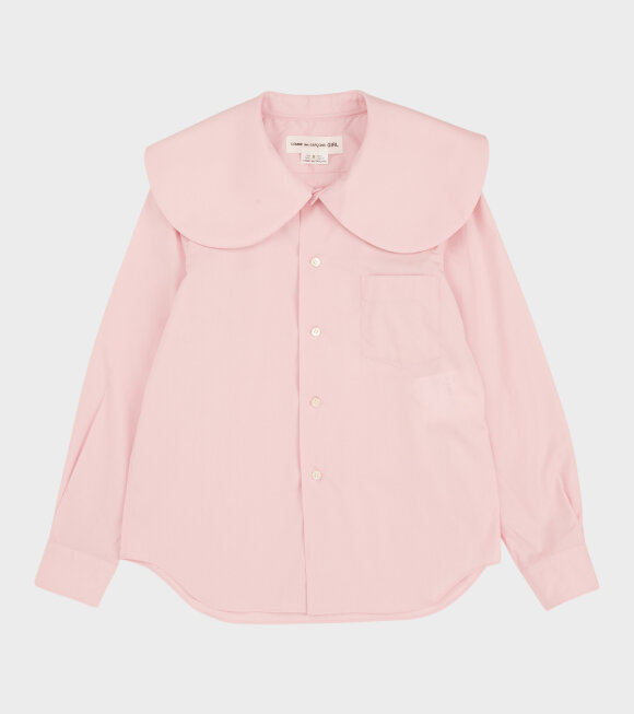 Comme des Garcons Girl - Big Round Collar Shirt Baby Pink