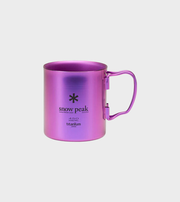 Snow Peak - Titanium Double Wall Mug 450ml Purple