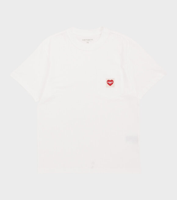 Carhartt WIP - W S/S Pocket Heart T-shirt White