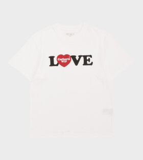 W S/S Love T-shirt White