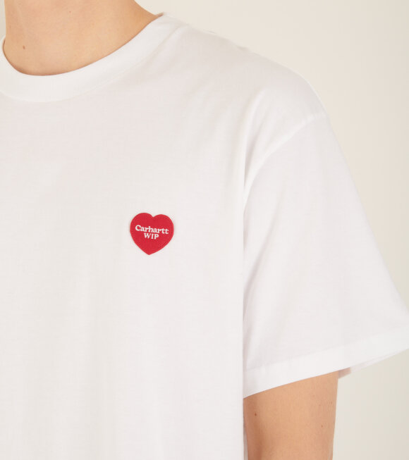 Carhartt WIP - S/S Double Heart T-shirt White