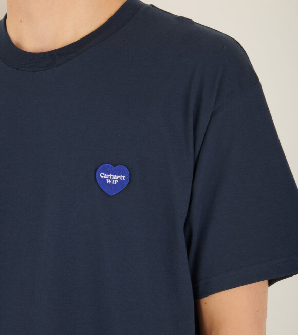 Carhartt WIP - S/S Double Heart T-shirt Blue