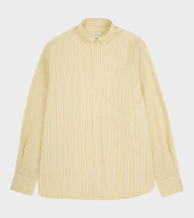 William Shirt Muted Yellow Stripe