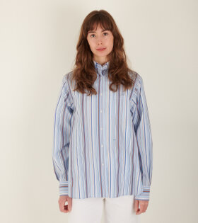 William Shirt Blue Stripe