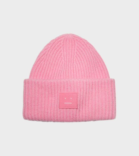 Acne Studios - Ribbed Knit Beanie Hat Bubble Pink