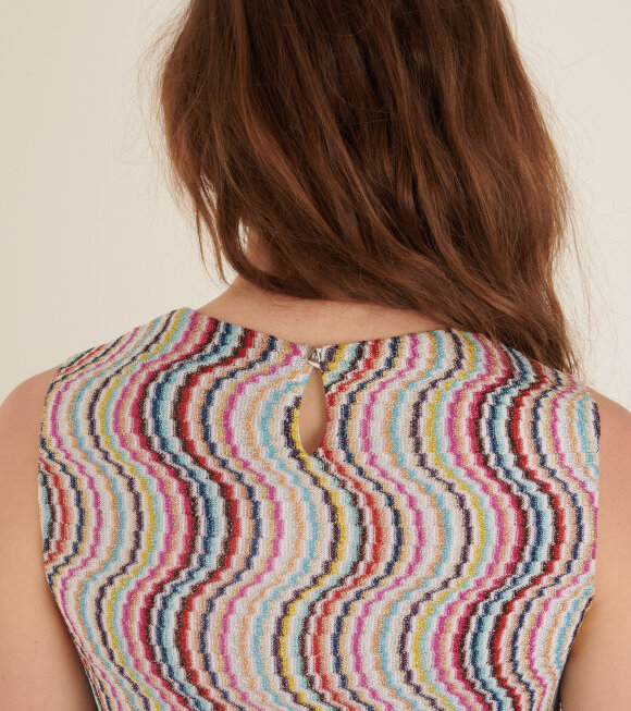 Missoni - Glitter Wavy Stripes Mini Dress Multicolor