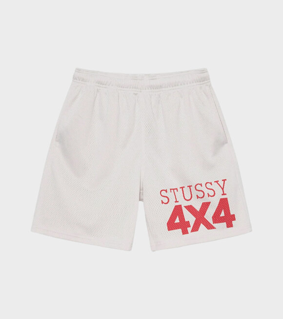 Stüssy - 4X4 Mesh Shorts Bone