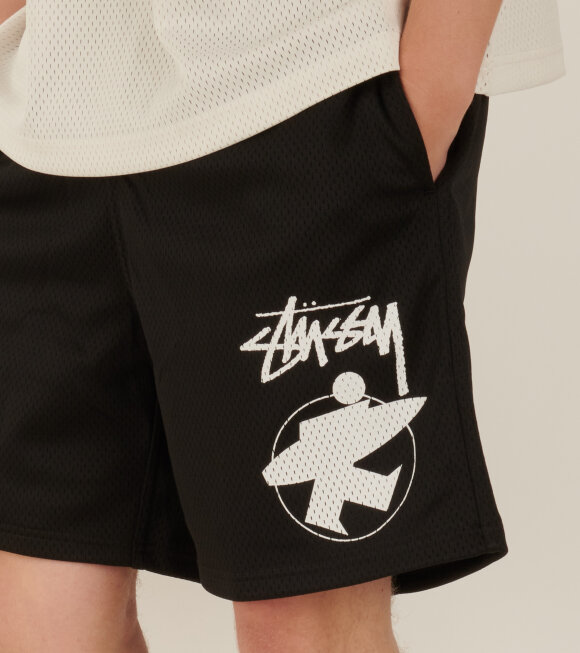 Stüssy - Surfman Mesh Shorts Black