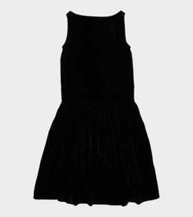 Sonya Dress Black Silk Velvet