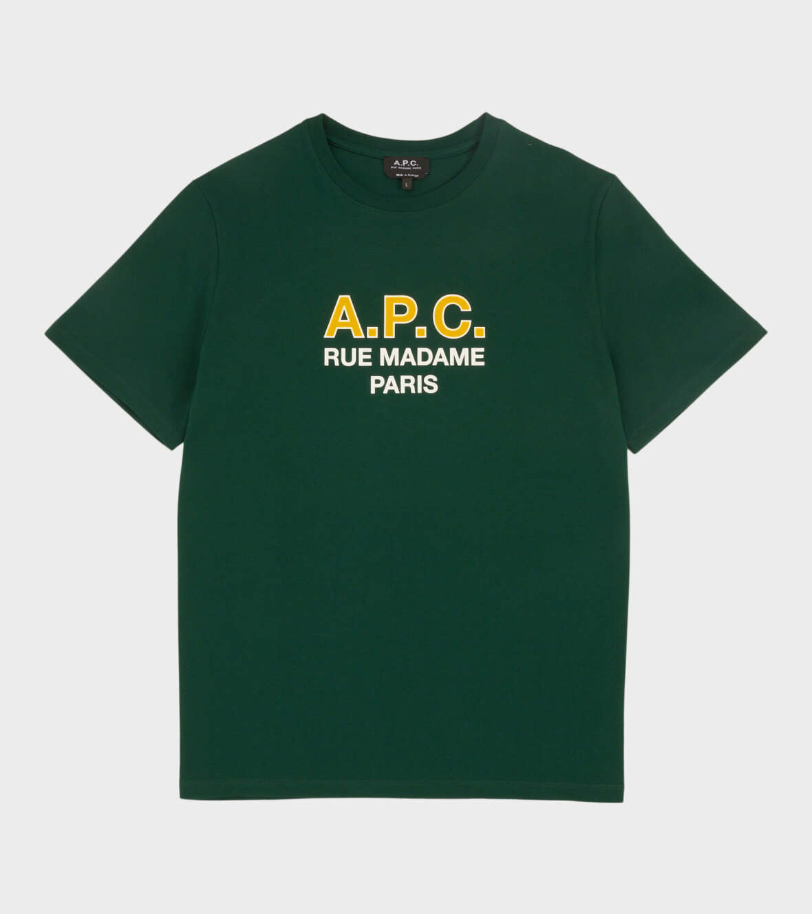 dr. Adams - A.P.C Rue Madame Paris T-shirt Green