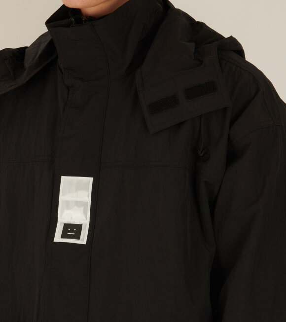 Acne Studios - Nylon Hooded Face Jacket Black