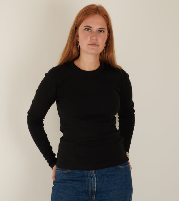 Saks Potts - Eloise Longsleeve T-shirt Black