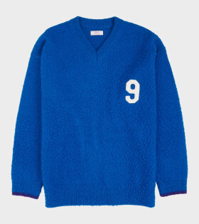 College Wool Knit Blue