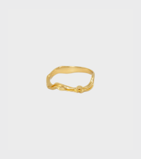 Zucchini Ring Goldplated