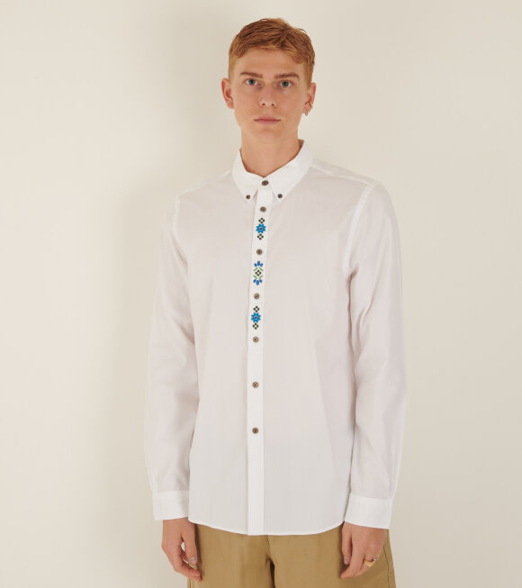 Paul Smith - Embroidery Classic Shirt White