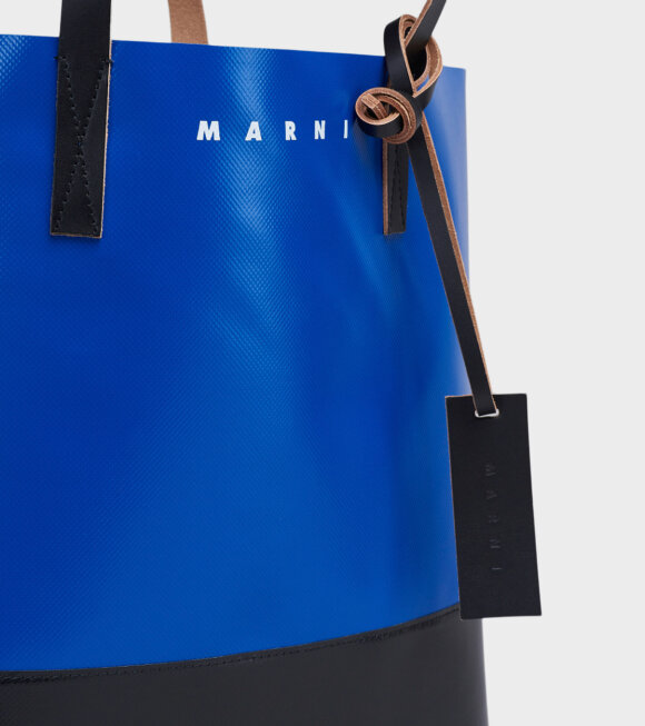 Marni - Tribeca Shopping Bag Blue/Black