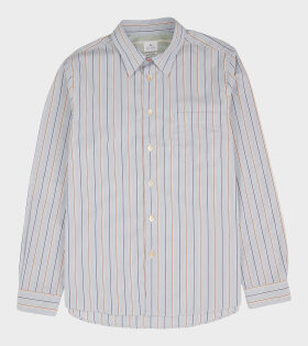 Classic Striped Shirt Blue/Brown