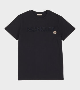 Embroidered Logo T-shirt Navy