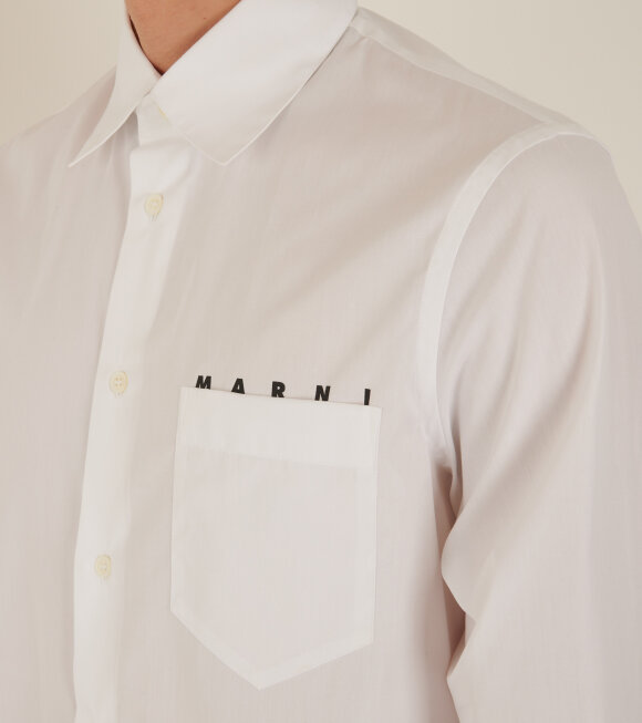 Marni - Classic Logo Shirt White
