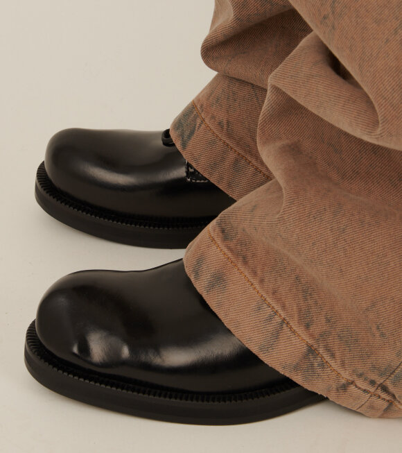 Acne Studios - Leather Derby Shoe Black