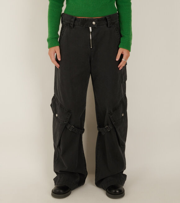 Acne Studios - Cargo Trousers Washed Black