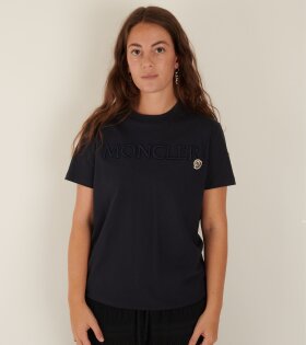 Embroidered Logo T-shirt Navy