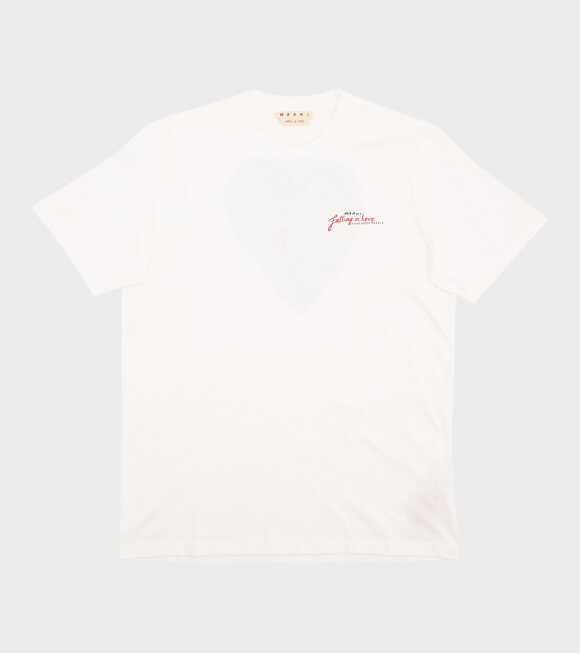 Marni - Falling in Love T-shirt White