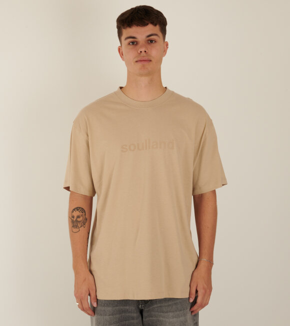 Soulland - Ocean T-shirt Beige