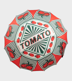 Vibs Umbrella White/Red Tomato Can