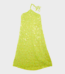 Dax Dress Neon Green Sequin