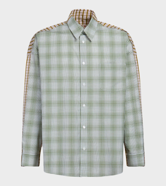 Marni - Checkered Shirt Green/Multi
