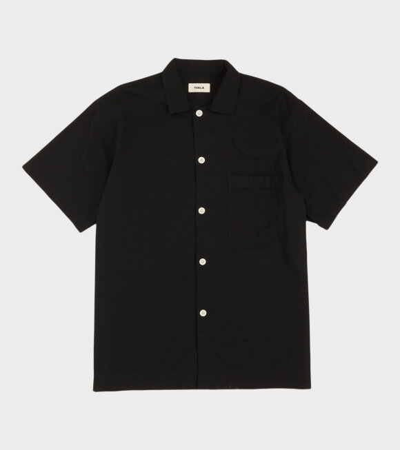 Tekla - Pyjamas S/S Shirt All Black