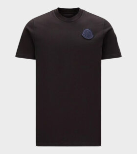 Felt Logo T-shirt Black/Blue