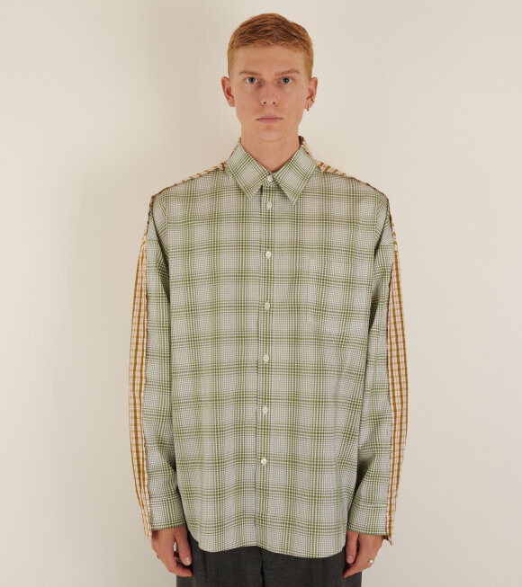 Marni - Checkered Shirt Green/Multi