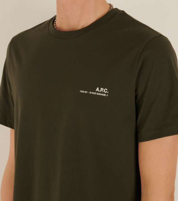 A.P.C - Item T-shirt Olive