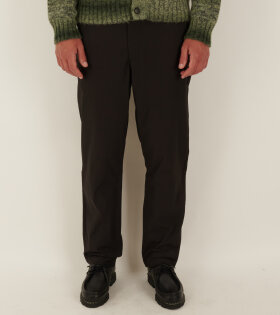 Ezra Relaxed Solotex Twill Trousers Black