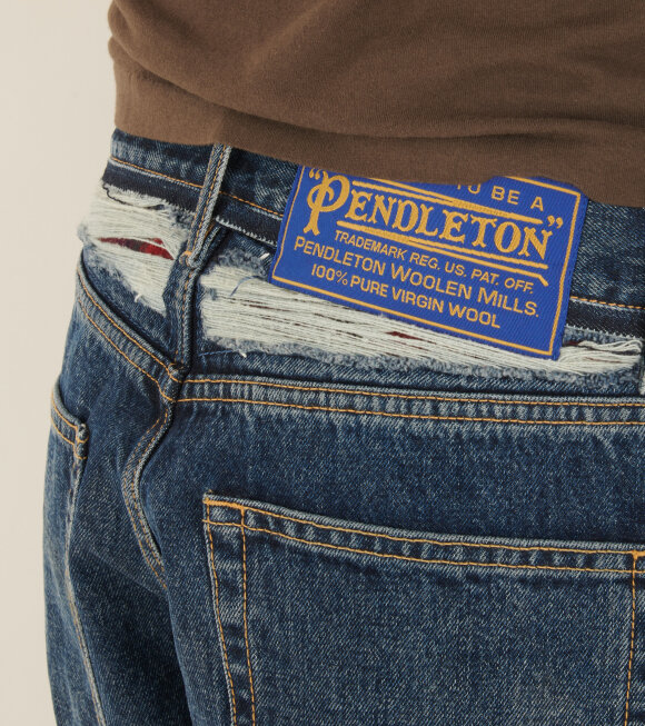 Maison Margiela - Pendleton Yoke Jeans Navy
