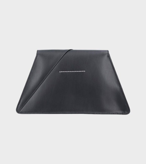 MM6 Maison Margiela - Medium Numbers Leather Bag Black