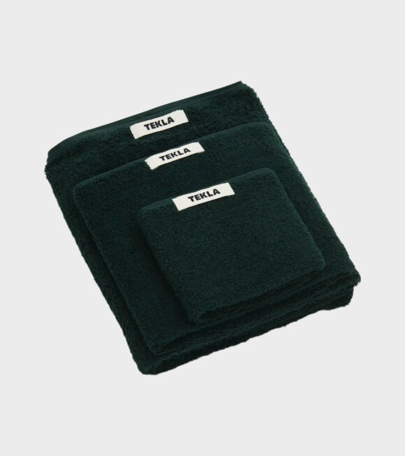 Tekla - Hand Towel 50x80 Forest Green