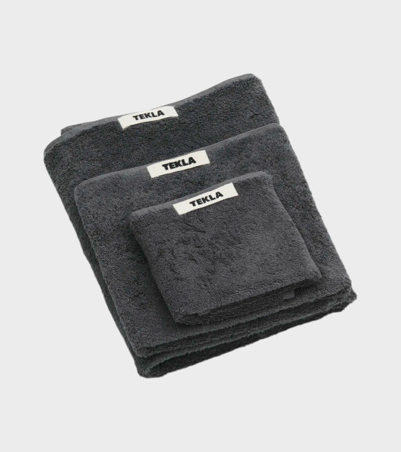 Tekla - Bath Towel 70x140 Charcoal Grey