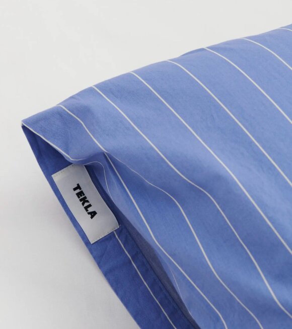 Tekla - Percale Pillow 60x63 Clear Blue Stripes 