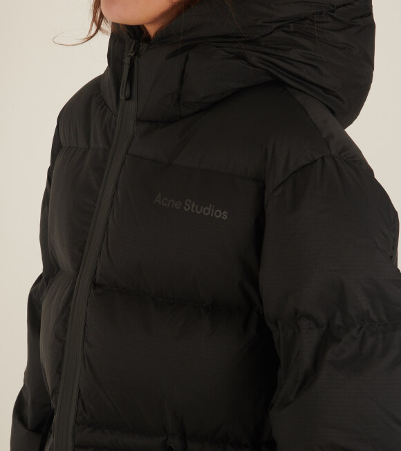 Acne Studios - Hooded Puffer Jacket Black 