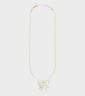 Butterfly Necklace Green 